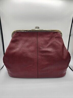 Patricia Nash Leather Serafina Kisslock Frame Bag NWT